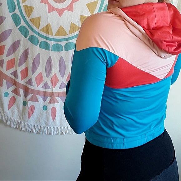 ADIDAS Originals Women's Red Blue Colorblock - Picture 8 of 10